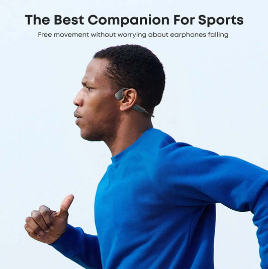 SPORT BONE CONDUCTION Wireless Bluetooth Headphones - BS17 Black